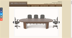 Desktop Screenshot of bandlofficefurniture.com